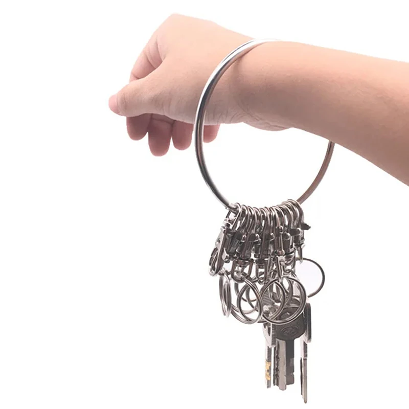 Брелок для ключей с кольцом-подвеской креативный брелок несколькими утолщенными