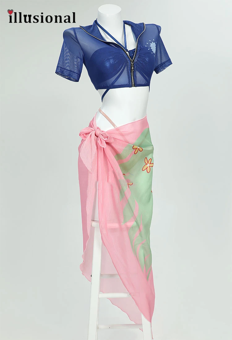 Фантазийный аниме ONEE PIECEE Робин косплей костюм летний купальник сексуальное