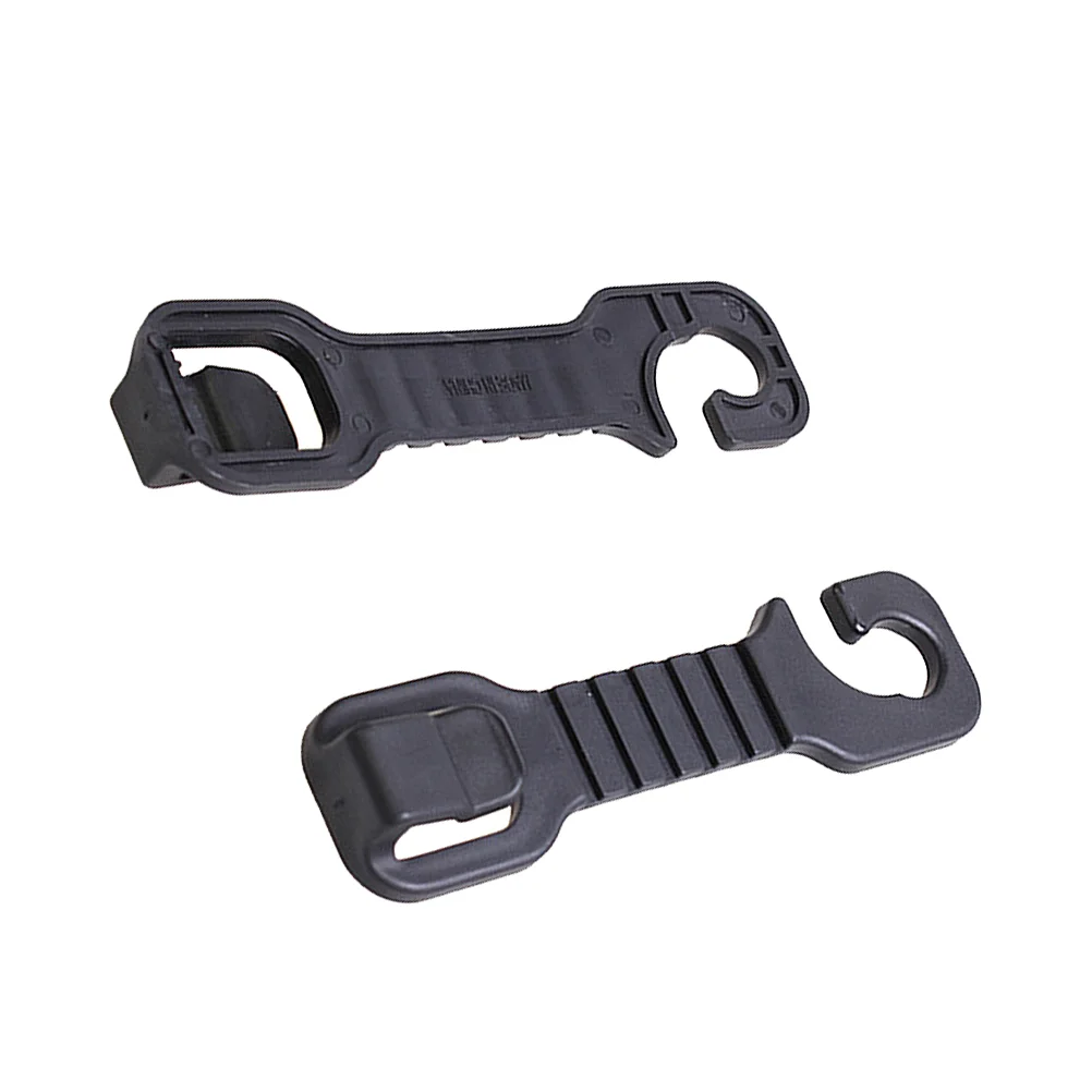 

8Pcs Universal Vehicle Organizer Car Back Seat Beverages Hanger for Bag Purse Cloth Grocery Black