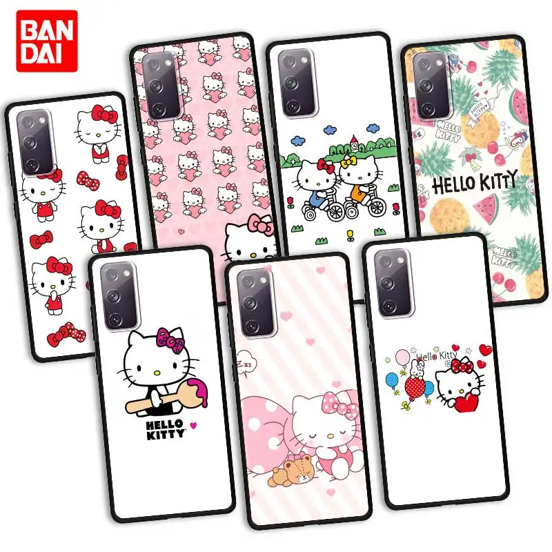 

Hello Kitty Cartoon Phone Case for Samsung Galaxy S20 FE S21 S10 S9 Plus Ultra 5G S20fe S21fe S20ultra Cover Silicone Coque Capa