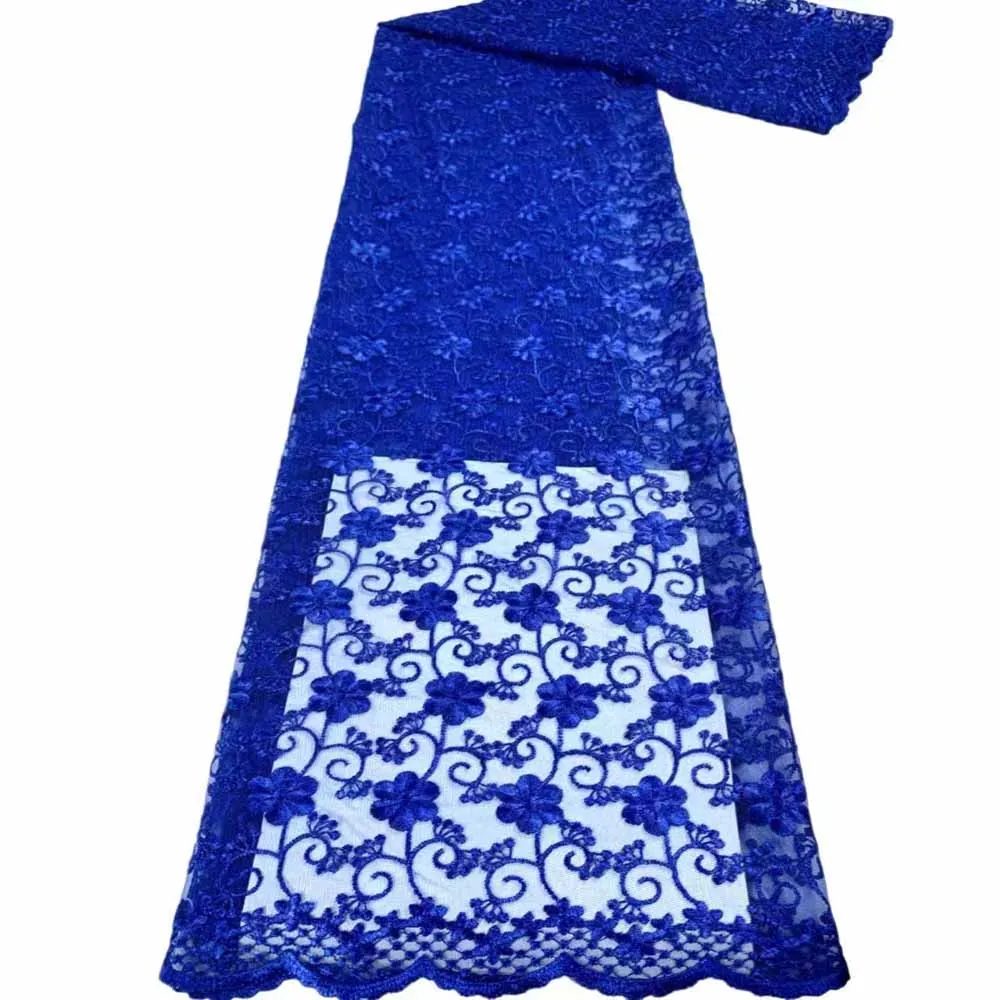 

Африканская нигерийская кружевная ткань, бесплатная доставка, Цветочная вышивка, свадебный банкет, отделка, аксессуары для сетчатого платья, руководство 5 ярдов