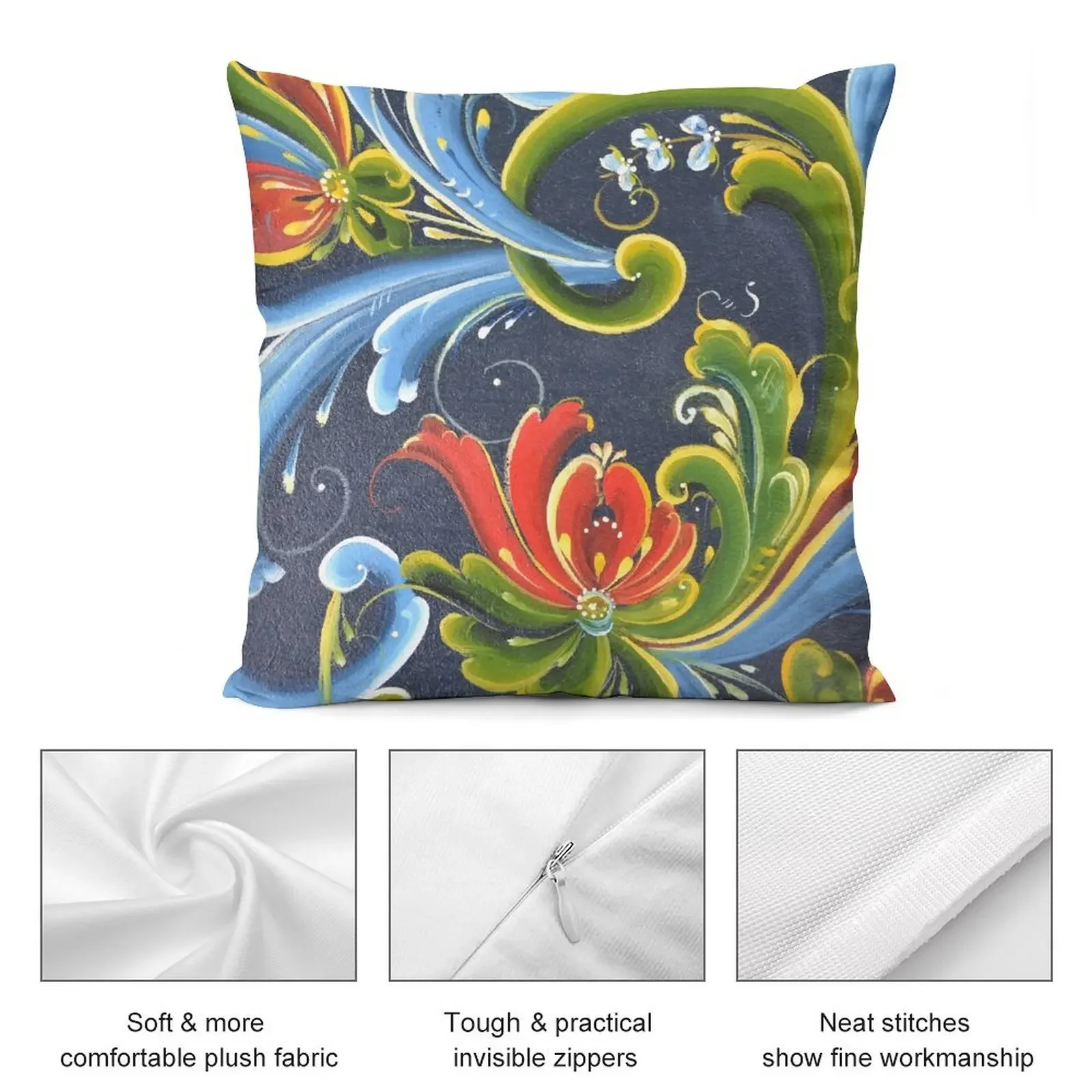 Telemark Rosemaling из Норвегии декоративная подушка чехлы для диванов гостиной
