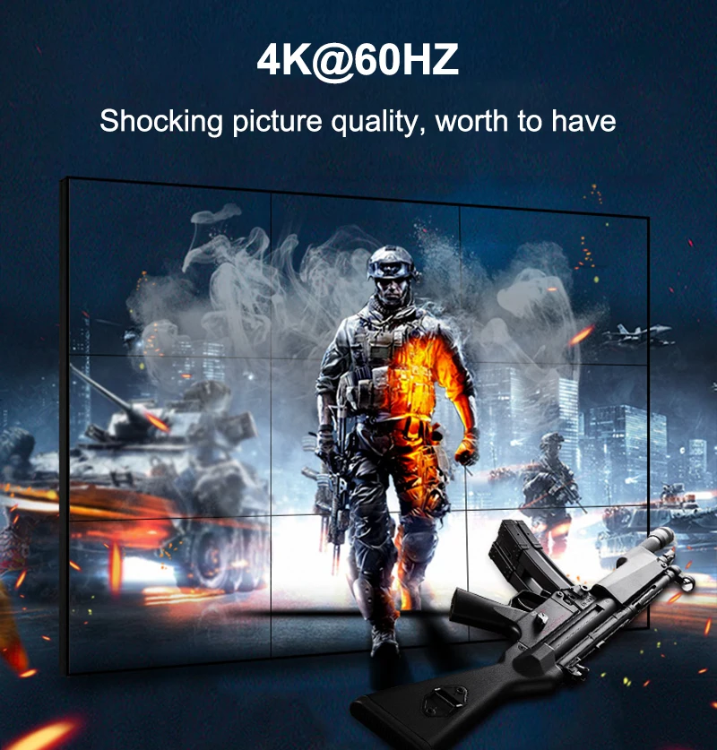 Разветвитель HDMI 2 0 4K 60 Гц 1x2 1 в HDCP EDID HDR @ 30 1080P двойной монитор дисплей для PS4 Xbox DVD ПК