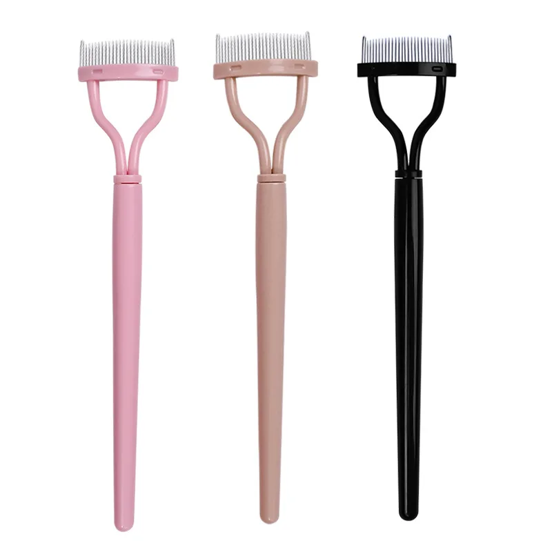 

Eyelash Curler Eyelash Comb Mascara Separator Metal Brush Lash Lifting Foldable Eye Makeup Supplies New Beauty Makeup Tool