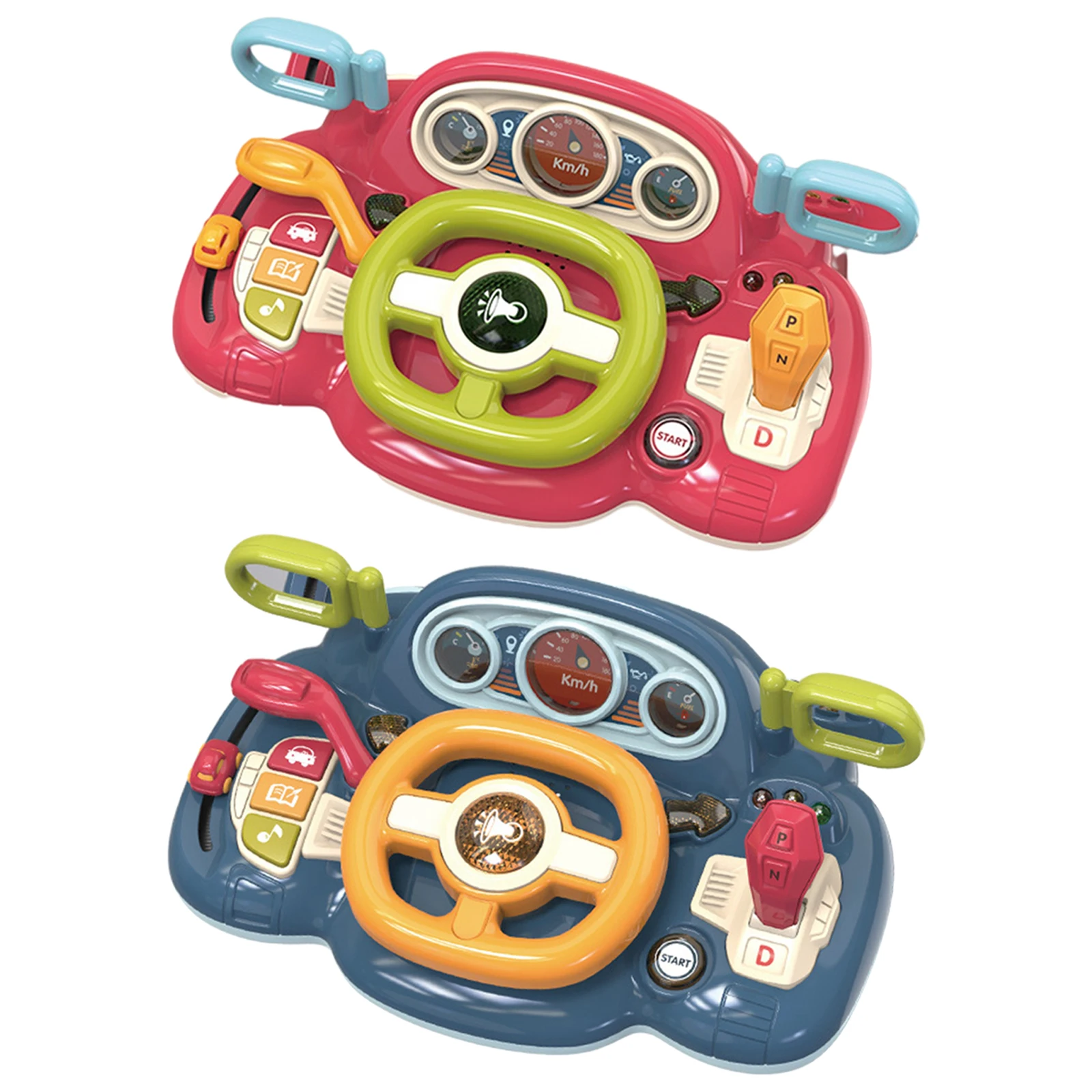 

New Kids Steering Wheel Toy Driver Toy with Music and Light Learning Toys Educational Gift for Toddlers