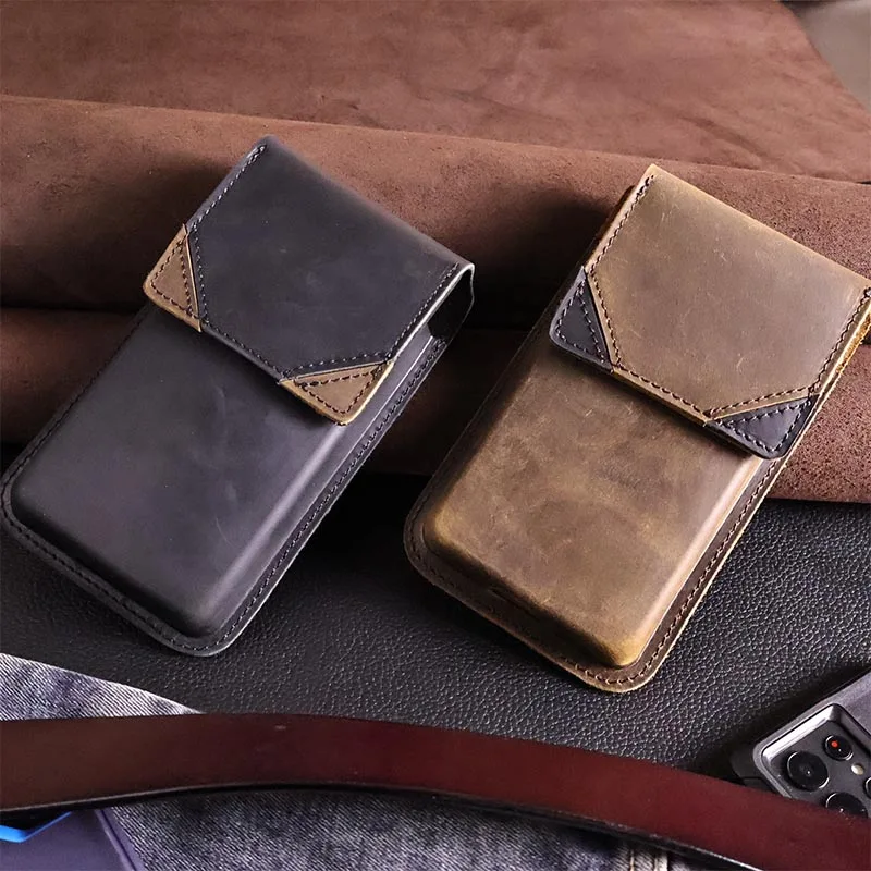 Рисунок 6 - Забавная Кожаная поясная сумка Crazy Horse для мужчин