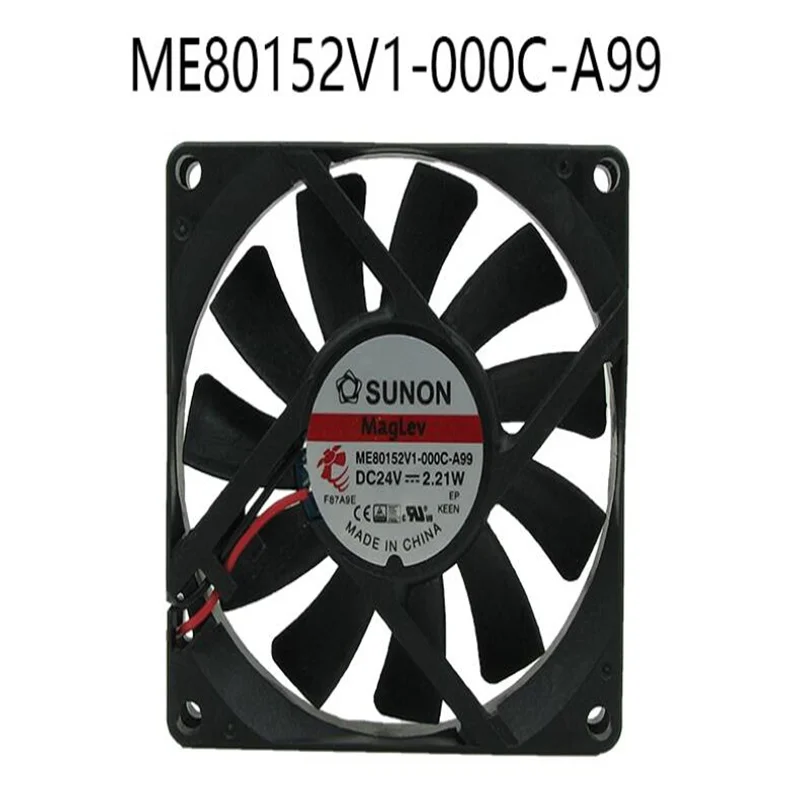 SUNON ME80152V1-000C-A99 8015 24V 2,21 W двухпроводный ультратонкий бесшумный вентилятор