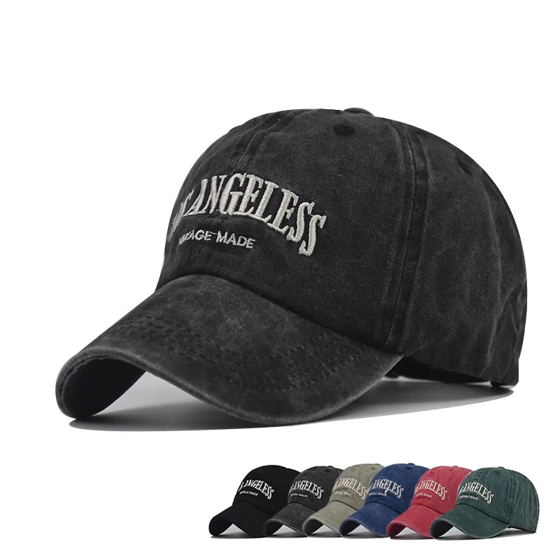 

2022 New Embroidered Baseball Cap Embroidered Sun Hat Letter Peaked Cap Hats for Women Kaws Fashion