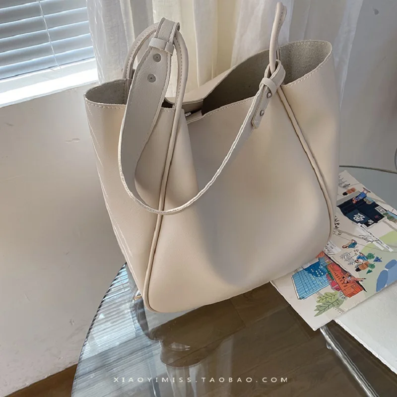 

Luxury Tote Bag Woman Shoulder Fashion Lage Capacity Messenger Shoulder Bag Female High Quality Leather Simple Designer Handbag