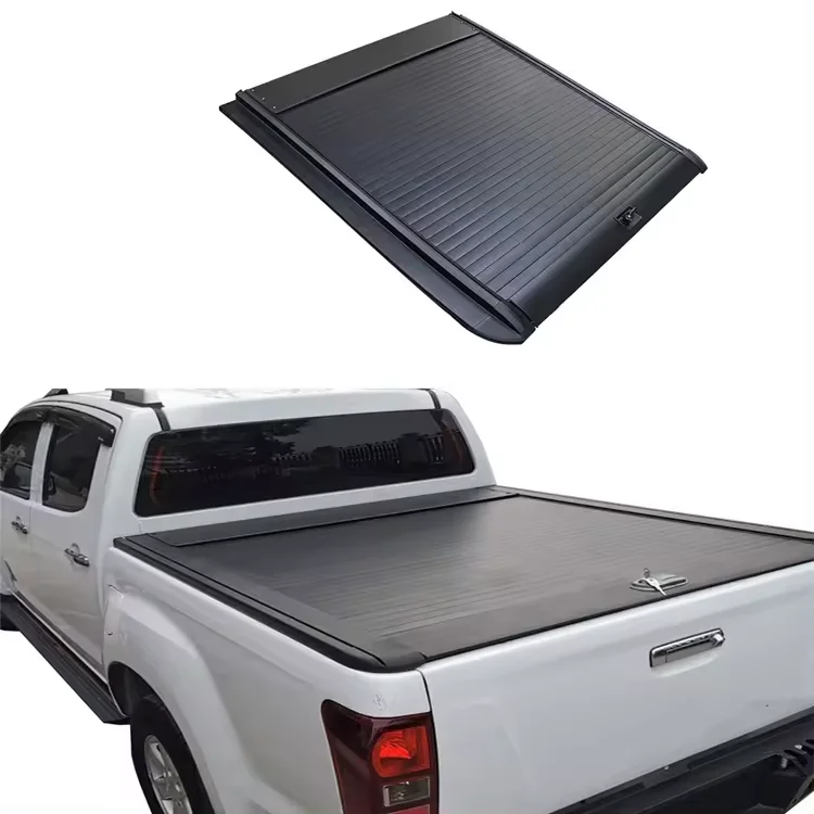 Крышка пикапа Tonneau крышка рольставней грузовик кровать подвижная занавеска