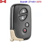 KEYECU для Lexus ES350 GS350 GS430 GS450H GS460 IS250 IS350 ISC ISF LS460 смарт-Брелок дистанционного ключа без ключа 271451-3370 HYQ14AAB
