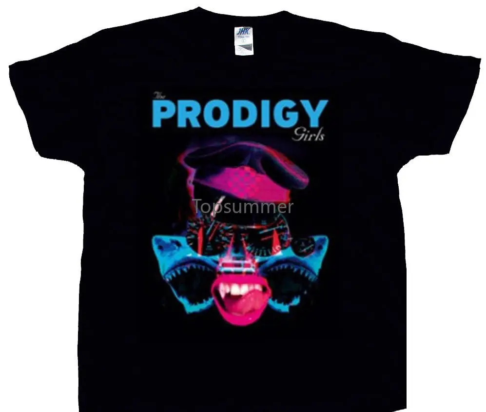 

Prodigy Girls Black T-Shirt Print T Shirt Men Harajuku Top Tee Cheap Sale 100% Cotton Top Tee Summer The New Fashion