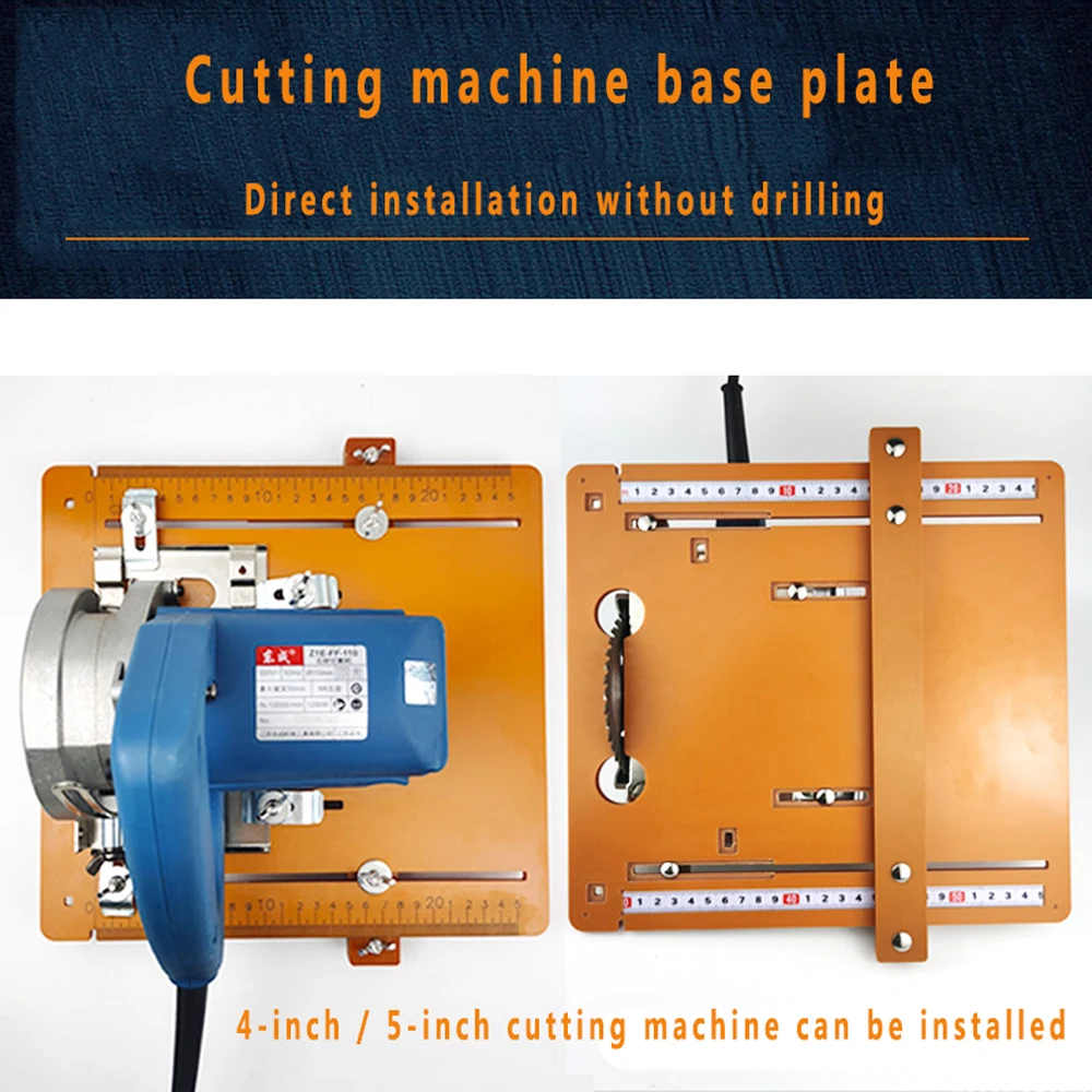 

20 Pcs Upgrade Cutting Machine Bases Plate Adjustable Cutting Machine Workbench Guide Plate Trimming Machine Accessories