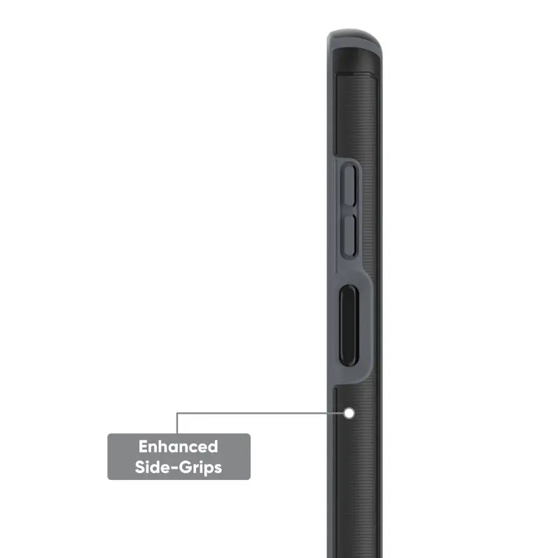 2023 new for Slim Rugged Phone Case for Samsung Galaxy A03s - Black/Gray