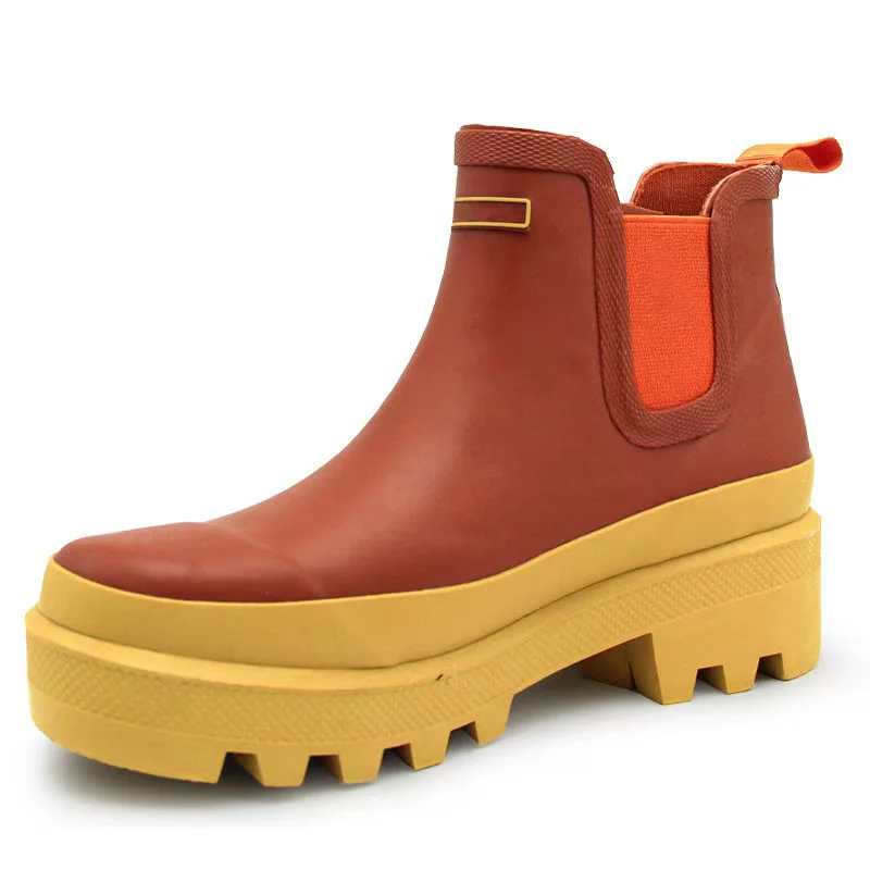 Новый Популярный Оранжевый Водонепроницаемый Нескользящий Открытый Дождь