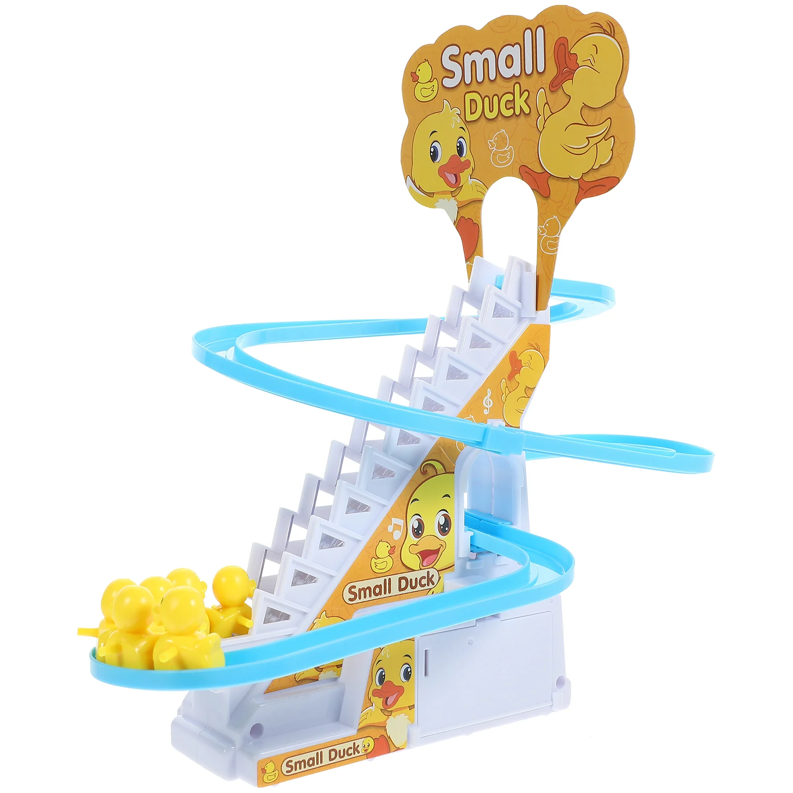 

Toy Duck Toys Slide Climb Track Stair Kids Stairs Electric Coaster Roller Climbing Old Year Boy Educational Children Duckling