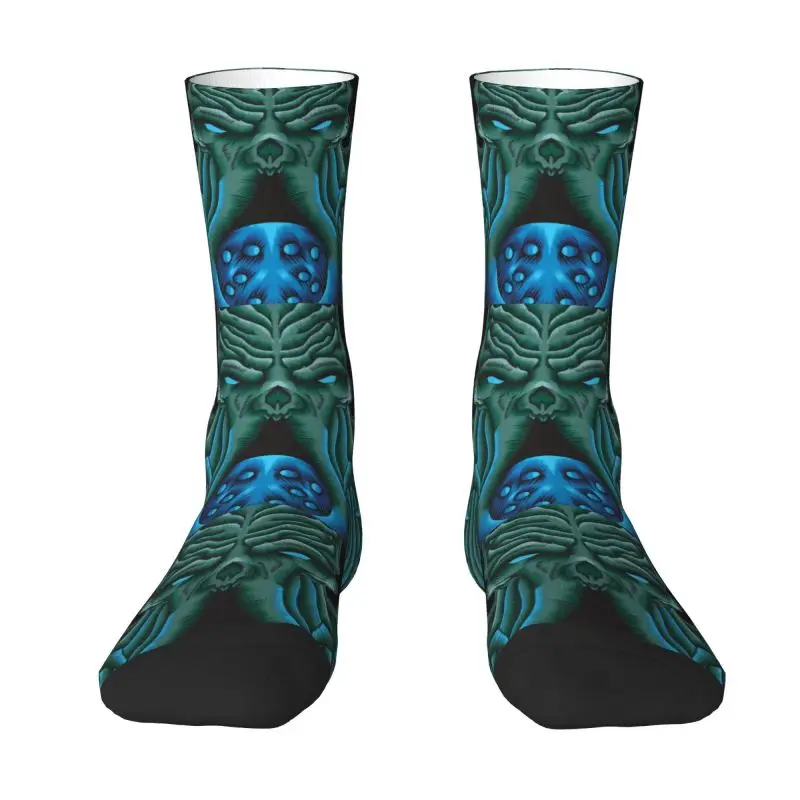 

Cthulhu Monster Dress Socks Men's Women's Warm Fashion Novelty Lovecraft Mythos Crew Socks