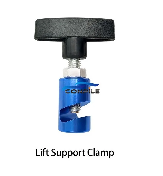 Car engine hood cover support rod trunk air pressure rod anti-slip device lift support clamp