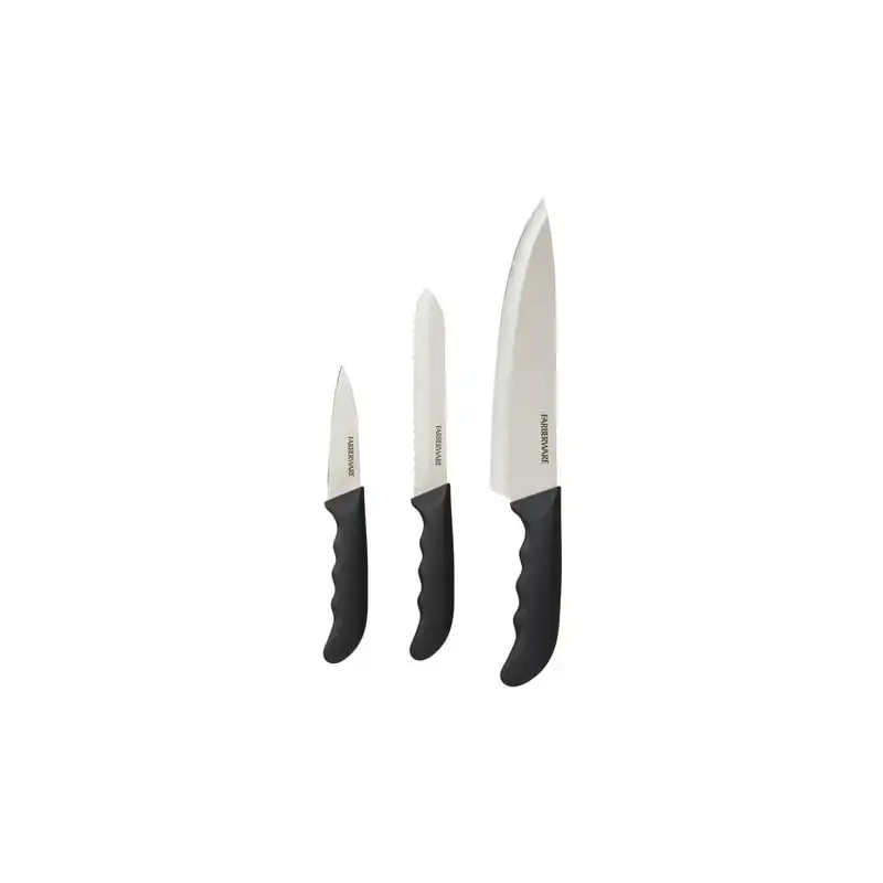 

3-piece Comfort Grip Chef Set in Black