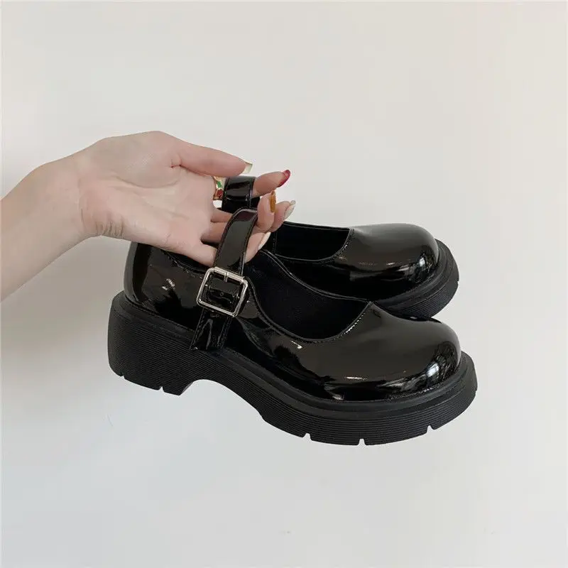 

Lolita Shoes Women Cute Japanese Mary Jane Shoes Students JK Girls Cosplay Uniform High Heel Platform Shoes Plus Size 43 44 YLL3