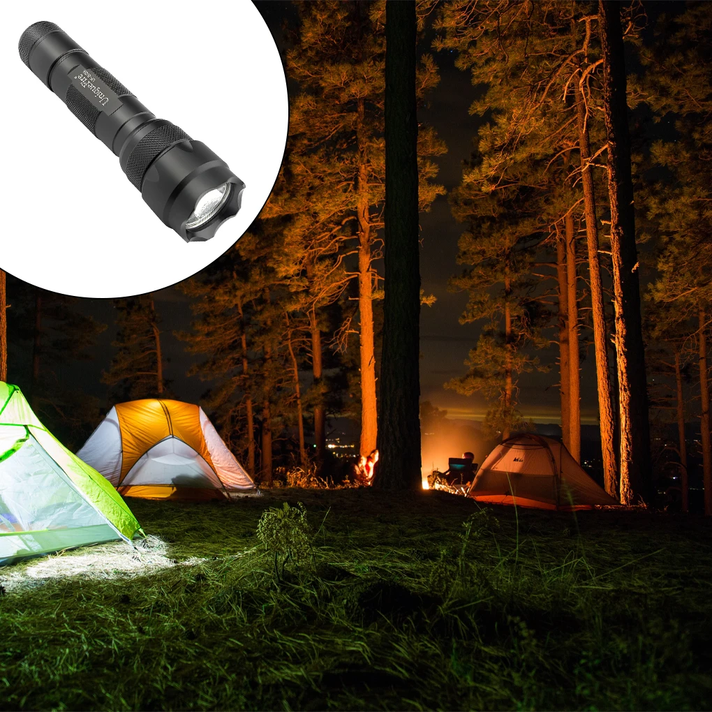 

Torch Rechargeable Modes Radiation Lamp Outdoor Flashlight Focus Long Shot