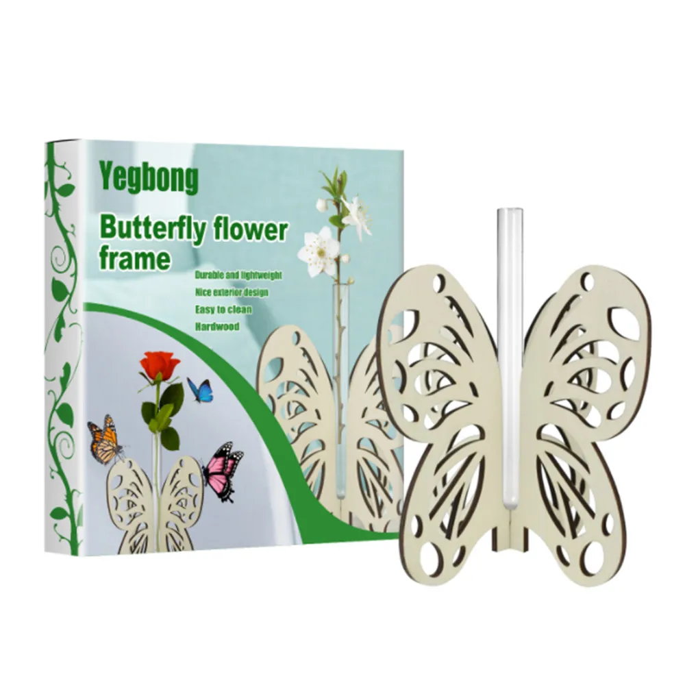 Creative Butterfly Vase Home Desktop Flower Stand Jewelry Simple Decoration Home Desktop Wine Cabinet Soft Vase