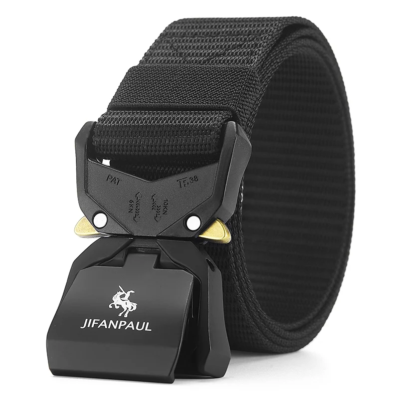 

Automatic Buckle Nylon Belt Men's Military Tactical Belt Men's Military Waist Canvas Belt Cummerbunds High Quality Alloy Belt