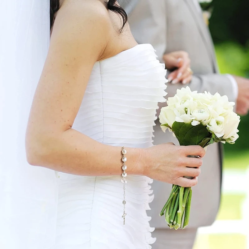 20 шт. Серебристый браслет для крещения