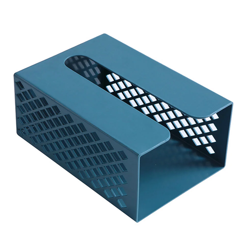 

Tissue Box Holder Paper Cover Dispenser Bathroom Napkin Wall Facial Toilet Organizer Towel Storage Case Container Mounted