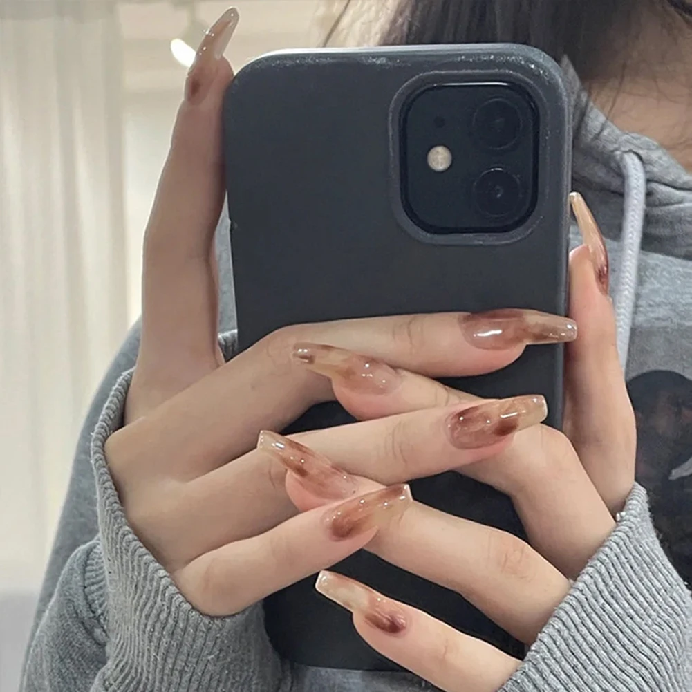 

24 шт., накладные ногти на гвозди