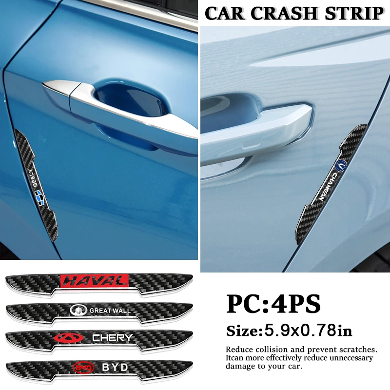 

Car Side Door Anti-collision Protection Strip Sticker for Great Wall Poer M4 Voleex C30 Pao Wingle 5 Haval H2 H3 H4 Accessories