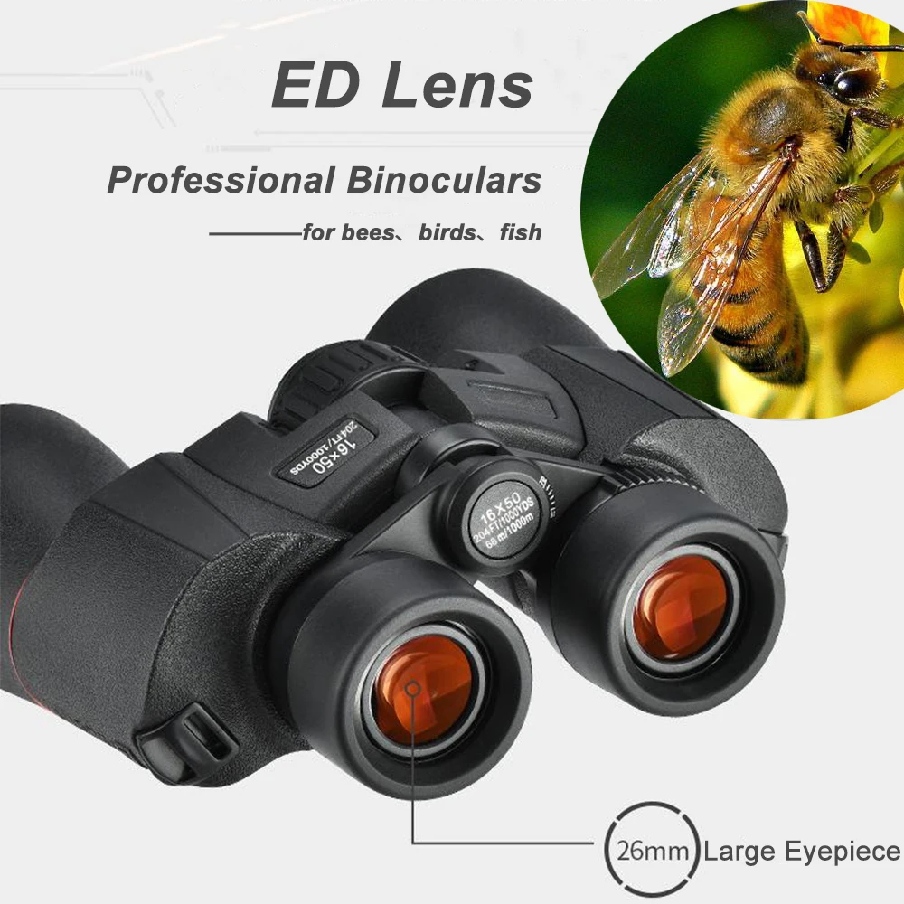 16x50 ED Professional Telescope Camping Equipment Night Vision Long Range Thermal Imager Hunting Eyepieces Powerful Binoculars