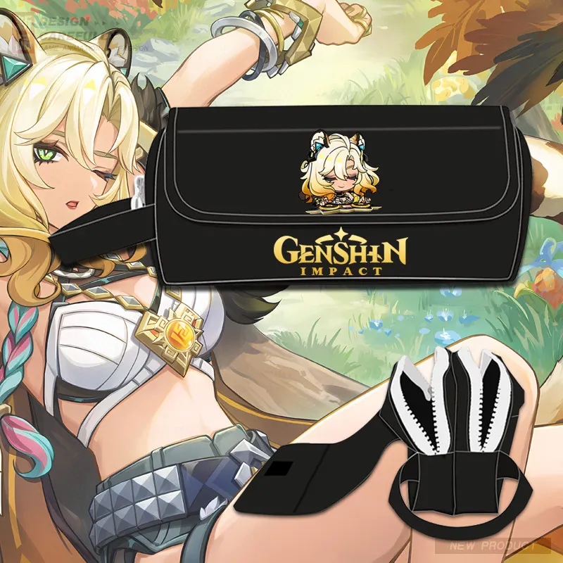Genshin Impact Xilonen игровая периферия мультяшная сумка для ручек канцелярские