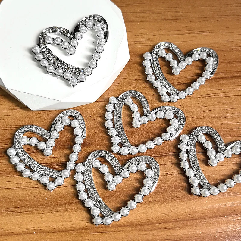 10 шт. пластиковые полые украшения в виде сердца любви подвески с имитацией