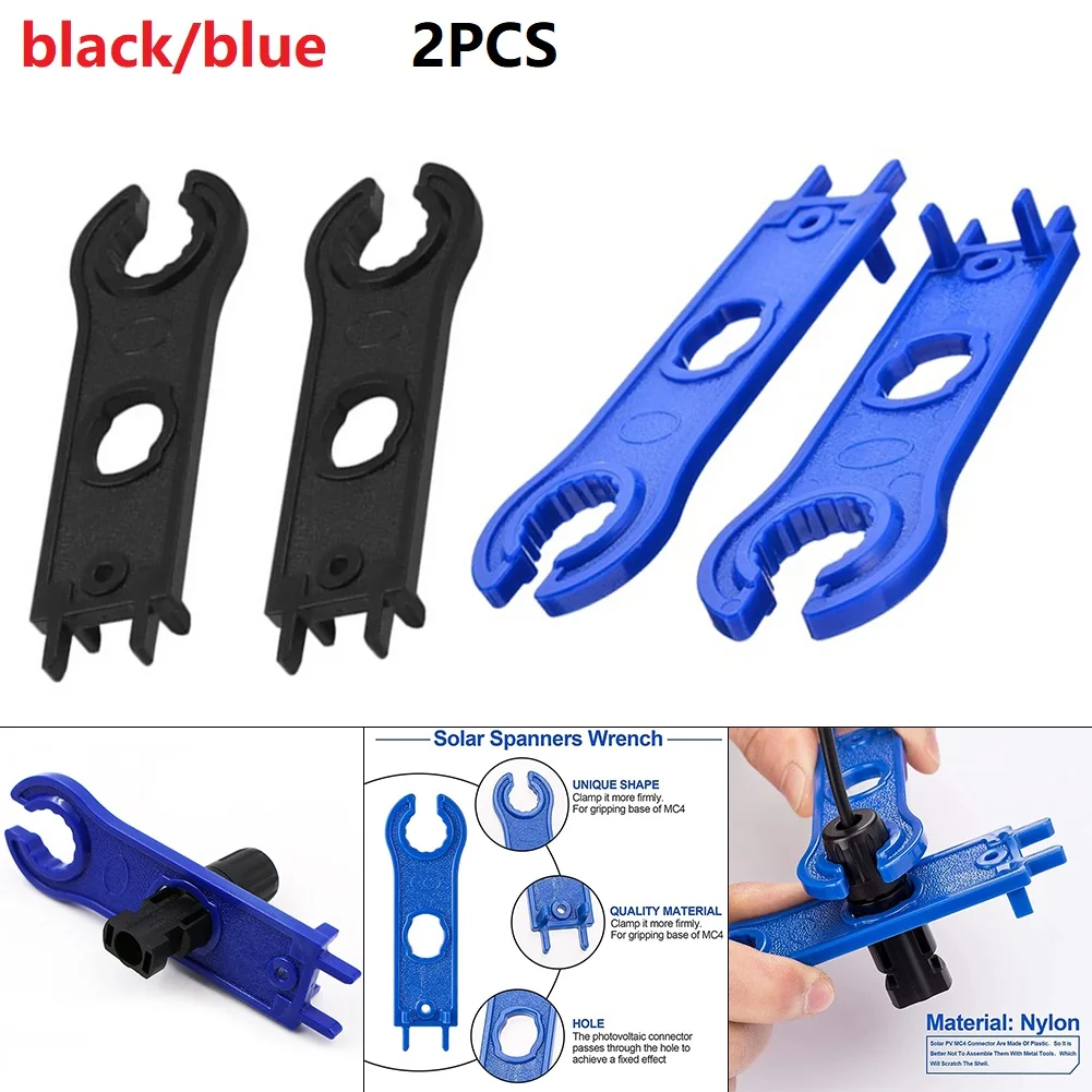 

2PC Spanner ABS Plastic Pocket Solar Connector Wrench Solar Panel Connector Tool Disconnect Assembly Wrench Tool Components