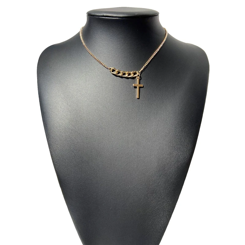 

Cross Pendant Necklace for Women Punk Clavicle Chain Jewelry Gift