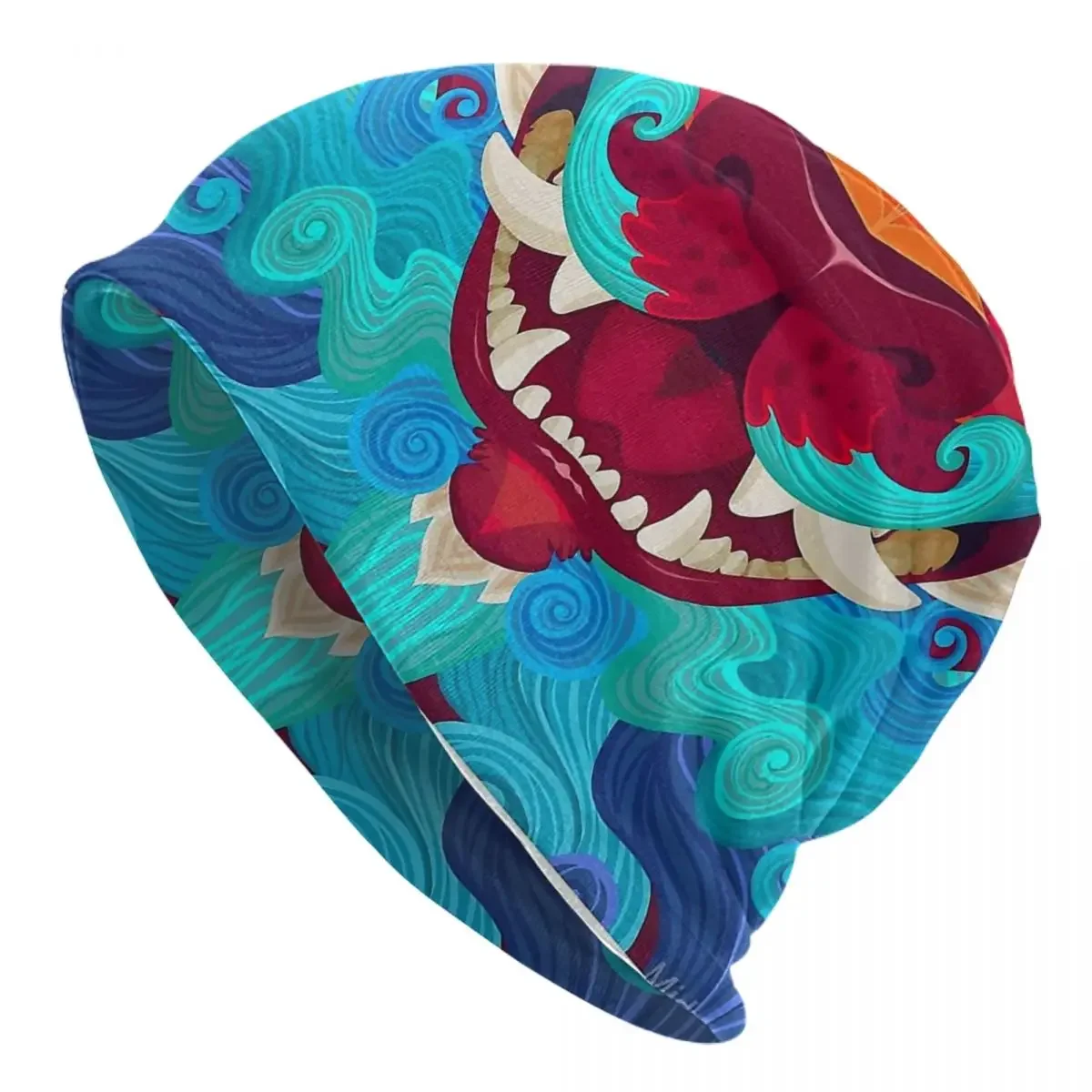 Мужская шапка Dragon Jaws тонкая уличная шапочки A Totem of Nation облегающие шапки новые