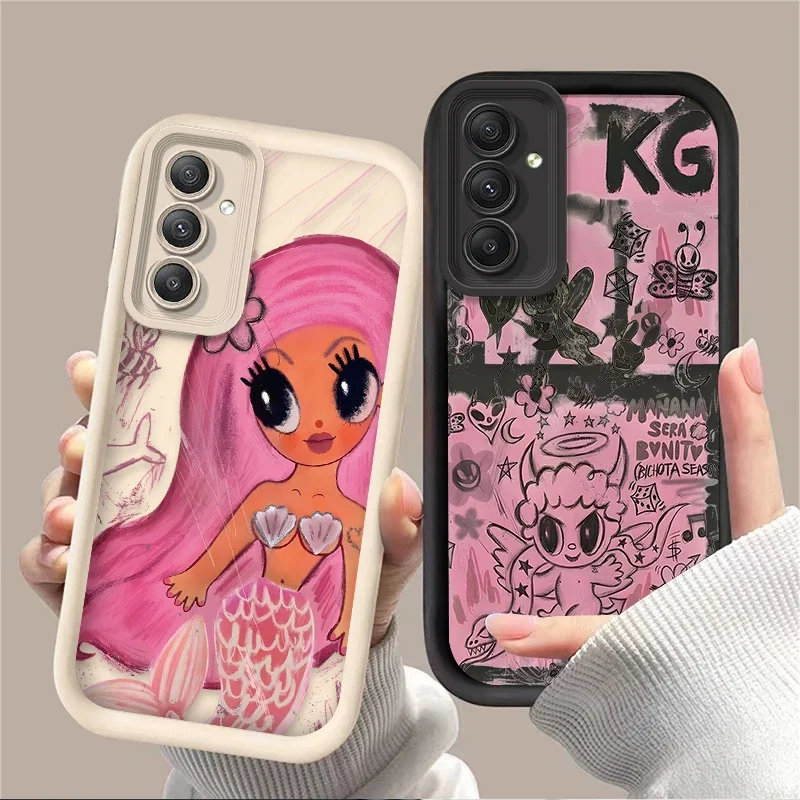 Чехол для Samsung Galaxy S25 S24 S23 Ultra S22 S21 Plus FE 5G A54 A34 A14 A73 A53 A33 Karol G Manana Bichota Season Silicone