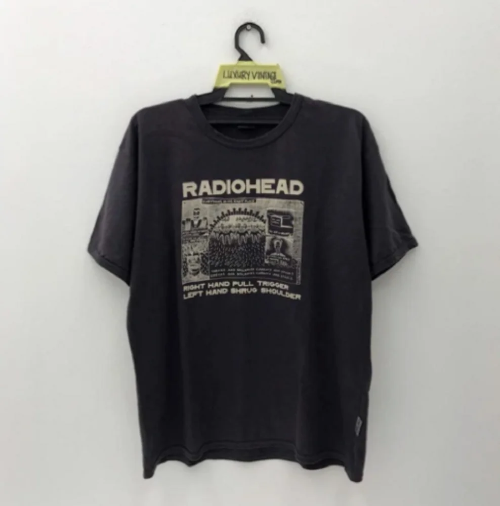 

Radiohead Band Tee Shirt Vintage 90s Rock Alternative Punk Band T-Shirt
