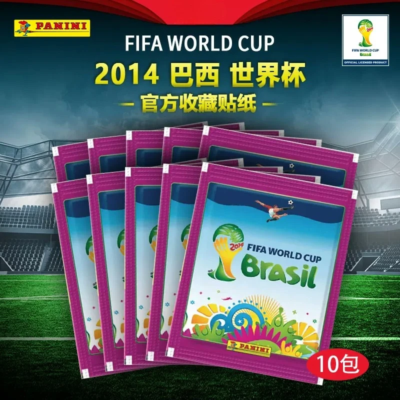 Фото Наборы стикеров Panini с чемпионатом мира по футболу 2014 года в Бразилии: редкие стикеры с изображением игроков, полная коллекция, подарок для любителей футбола и коллекционеров. №4