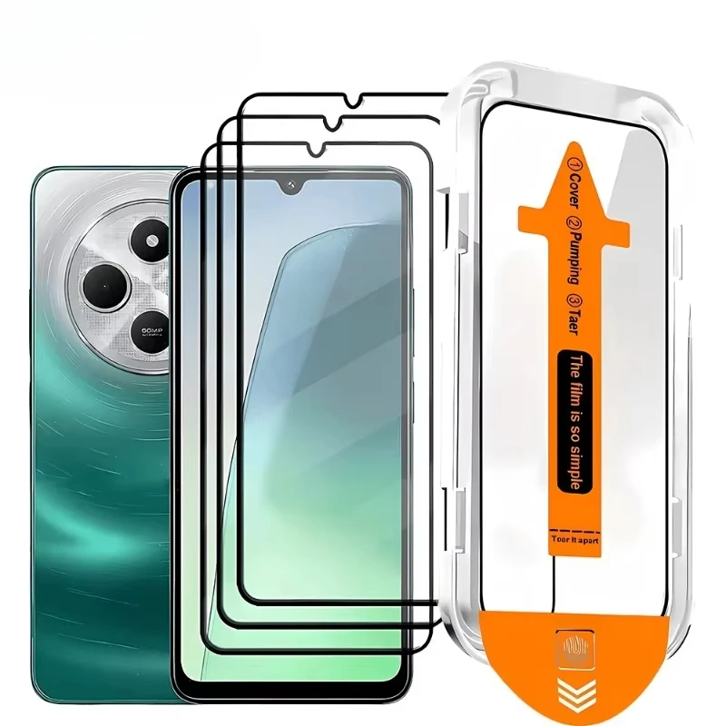 Фото Защитная пленка для экрана HD (2-1 шт.) для Xiaomi 15T Pro, 14T Pro, 13T Pro, 12T Pro, 11T Pro, 13, 11I, 11X, 10I, 13, 14, закаленное стекло, простая установка №1