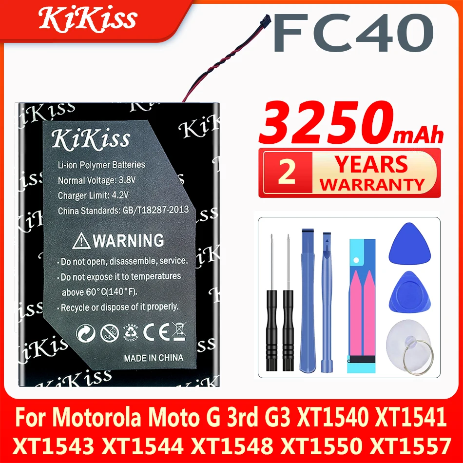 

Аккумулятор FC40 3250 мАч для Motorola Moto G 2015 для Moto G3 XT1540 XT1541 XT1543 XT1544 XT1548 XT1550 XT1557