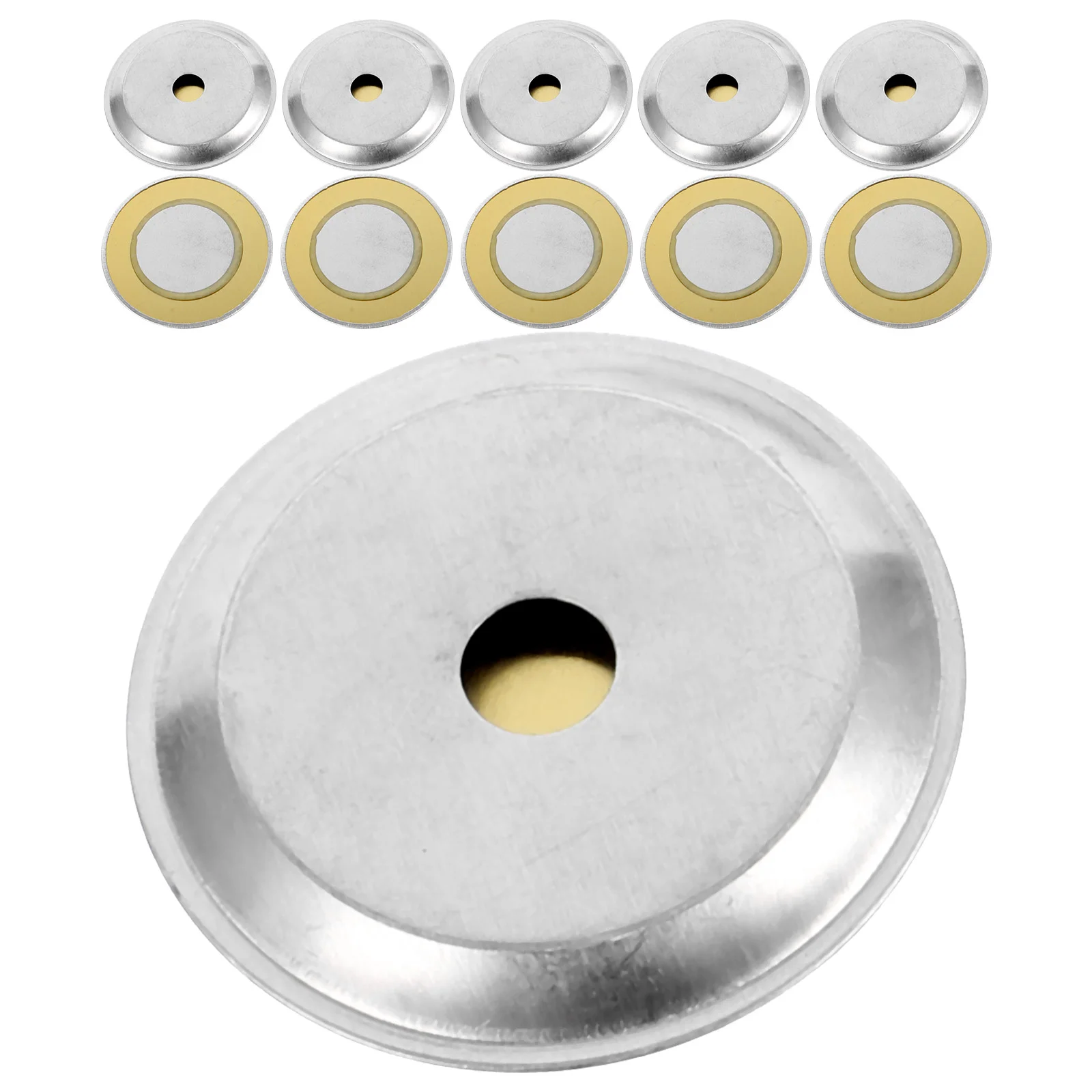 

150 Pcs Guitar Pickup Buzzer Copper Acoustic Transducer Piezoelectric Disc Peizo Pickups Diaphragm