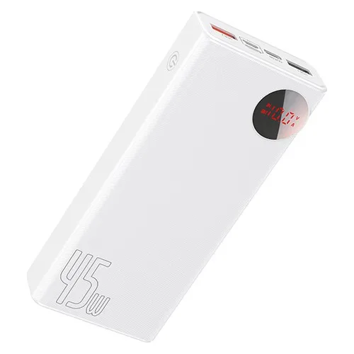 

Baseus PPALL-MY02 Mulight Type-C PD3.0 Fast Charger 20000 mAh Powerbank-White