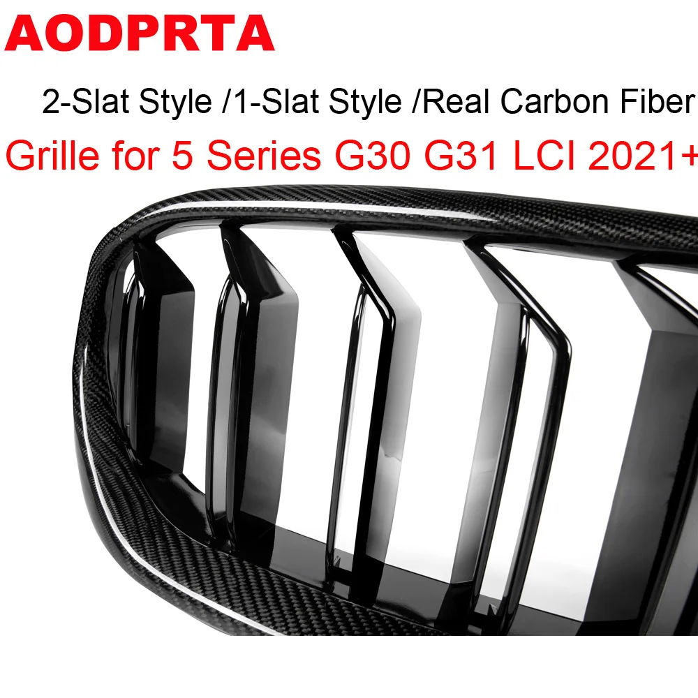 Передний бампер из углеродного волокна решетка радиатора капюшон для BMW 5 серии G30