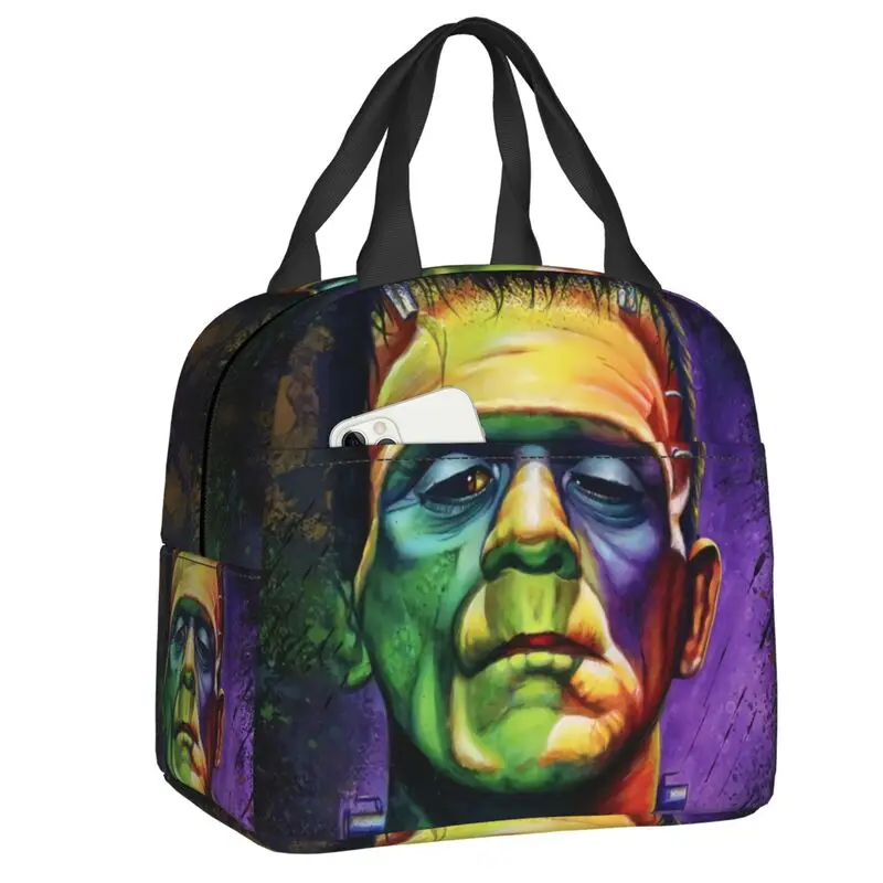 

It's Alive Art Insulated Lunch Bag for Outdoor Picnic Bride of Frankenstein Portable Cooler Thermal Bento Box Women Kids