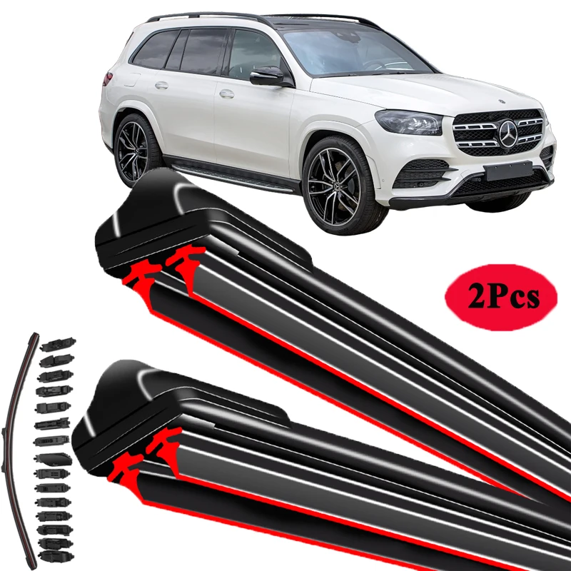 

Для Mercedes-Benz GL GLS Class X164 X166 X167 2006-2024 щетка стеклоочистителя автомобиля щетки для переднего ветрового стекла аксессуары для омывателей