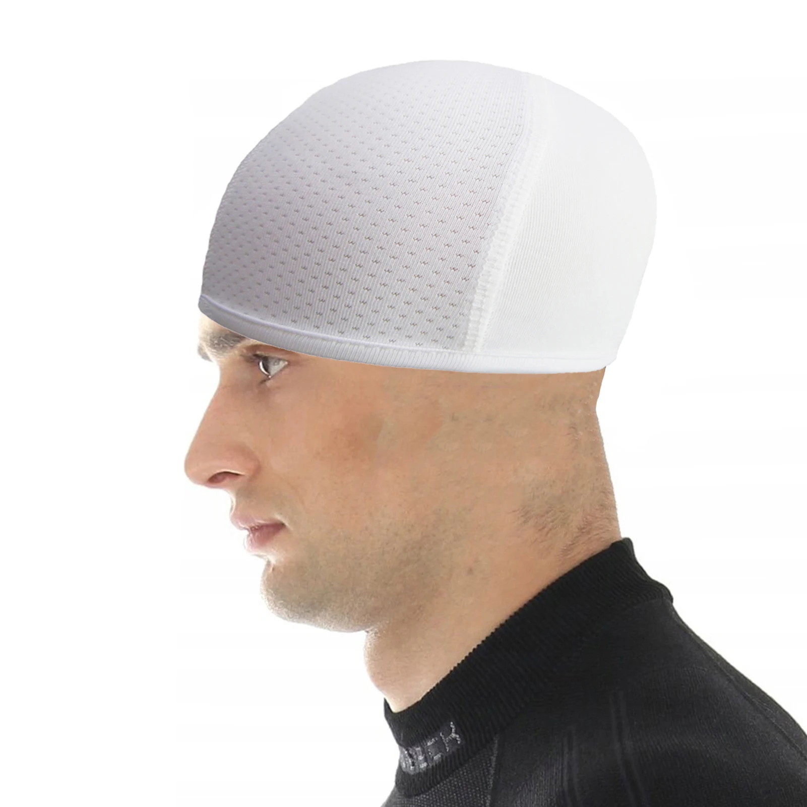 

Outdoor Motorcycle Riding Cap Sweat Wicking Hat Liner Cycling Running Hat Performance Moisture Wicking. Fits Under Caps For Men