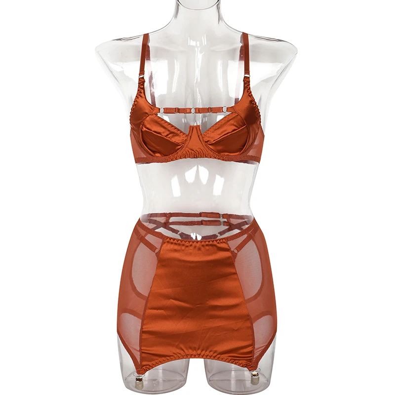 Новый женский комплект Бесшовного нижнего белья с вырезами MUZISKAT