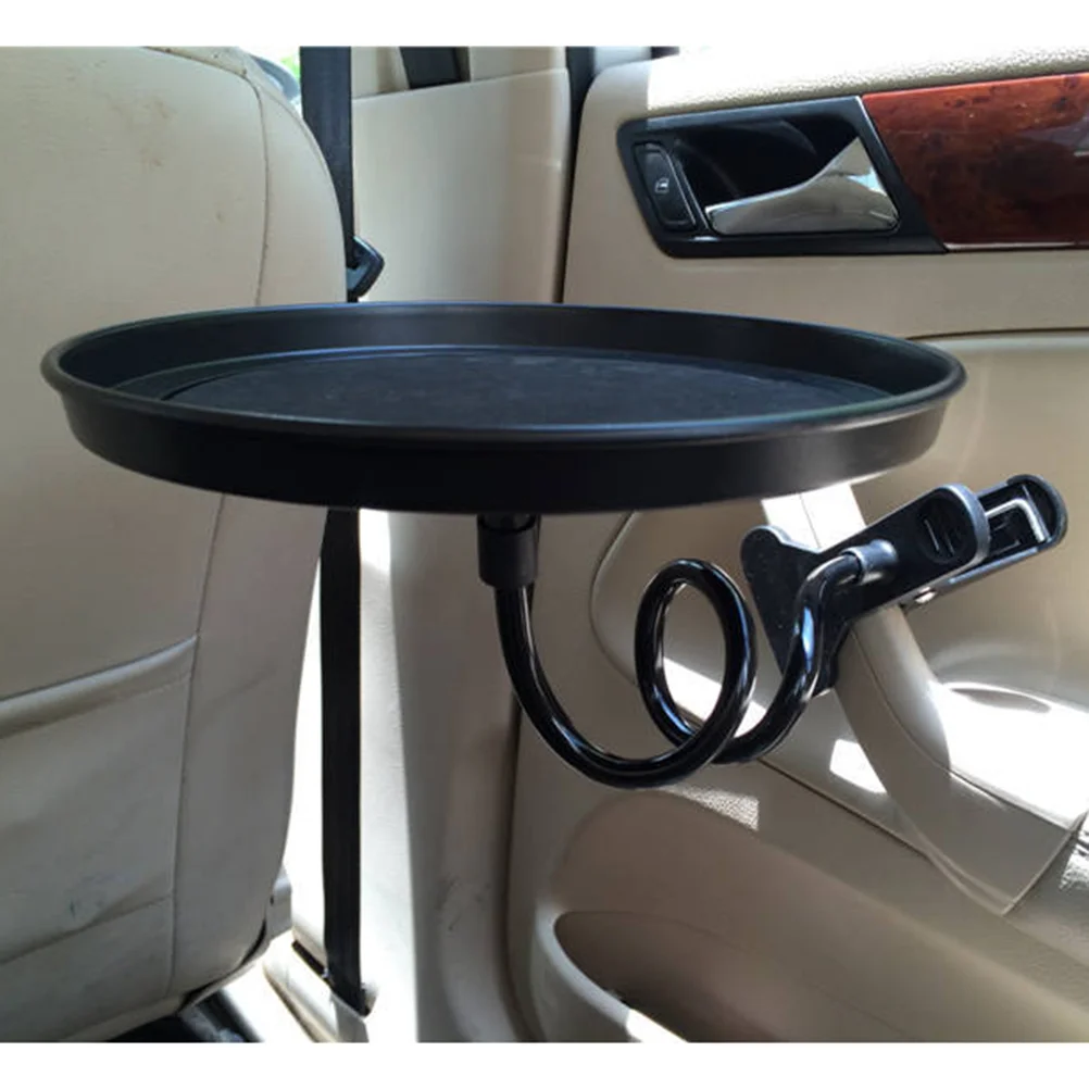 

1 PC Tray Portable Multi-Functional Practical Flexible Clip Car Table Tray for